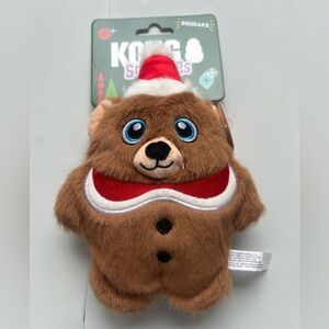 KONG Holiday Snuzzles Bear Animal
Dog Toy.